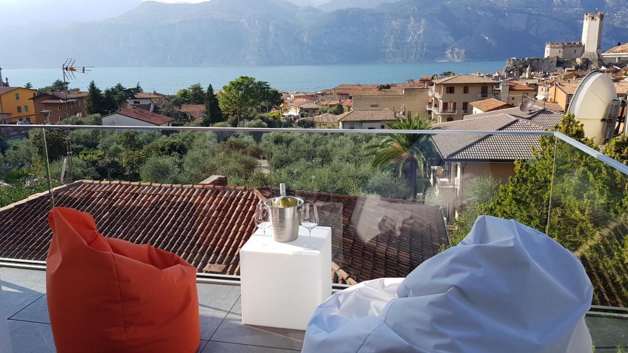 Blue Sky Garda - Sunset Apartman Malcesine Kültér fotó